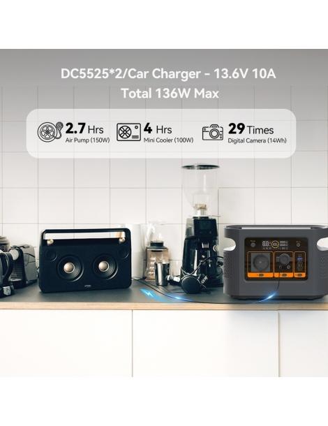 Flashfish QE01D Stazione di alimentazione portatile batteria da 22 4V/20Ah 448Wh uscita CA da 600W Economico