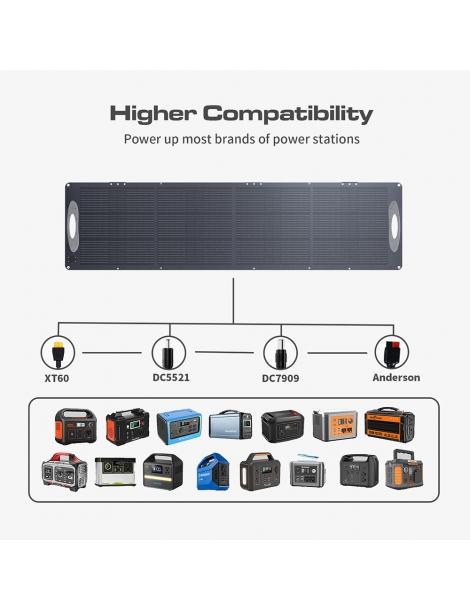 VDL POWER 200W Pannello solare portatile pieghevole cella monocristallina da 20V cavalletto regolabile Outlet