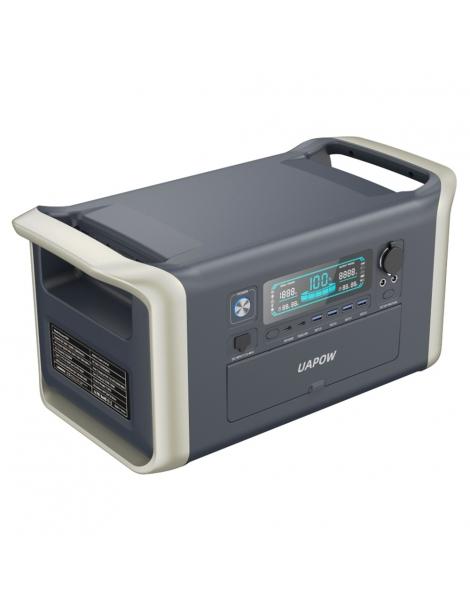 UAPOW Apower1000 Stazione di alimentazione portatile generatore solare LiFePO4 da 1024Wh uscita CA 1800W ricarica PD 100W Vendite Flash