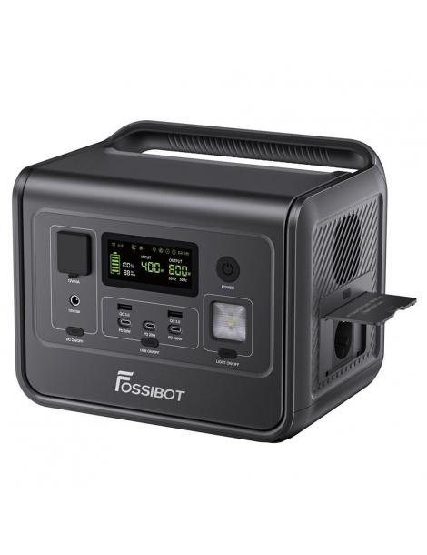 FOSSiBOT F800 Generatore Portatile Generatore Solare LiFePO4 da 512Wh - Nero 2025