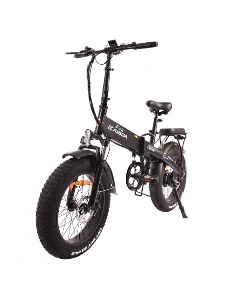 KAISDA K2 Pro 20*4.0 pollici Ciclomotore Elettrico Pieghevole con Pneumatici Grassi - Motore Bafang 350W e batteria 48V 12.8Ah Qualità Garantita