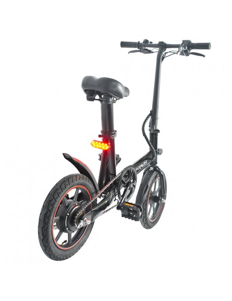 Happyrun HR-X40 Bicicletta elettrica leggera motore da 350W batteria da 36V 6Ah velocità massima 25km/h - Nero Negozi Online