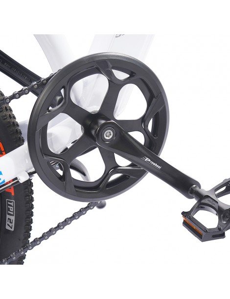 FAFREES F100 26' Bici elettrica 33 KMPH Mountain Ebike Adulti 350 W Motore 48 V 11 6 Ah Batteria rimovibile-Bianco Promozione Limitata