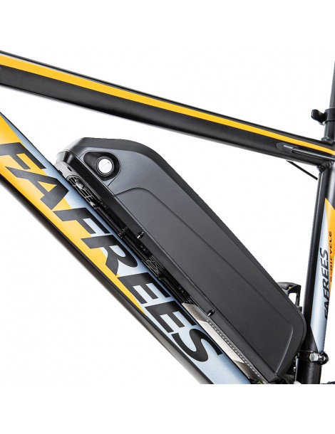 FAFREES Bici elettrica da 26 pollici 250 W con batteria agli ioni di litio da 36 V 10 Ah SHIMANO 21 velocità-Nero Fino Al -60%