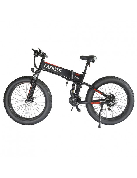 FAFREES FF91 26 Pollici Pneumatici Grassi Mountain Bike Elettrica Pieghevole Motore 1000W e Batteria 499Wh 10Ah - Nero Prezzo Ridotto