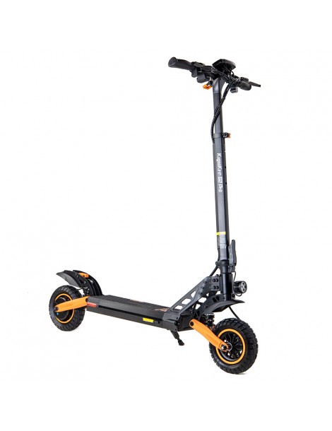 Kugoo Kirin G2 PRO Scooter elettrico pieghevole 600W Motore 15Ah 48V Batteria 9 pollici Pneumatici - Nero Arancione Sottocosto