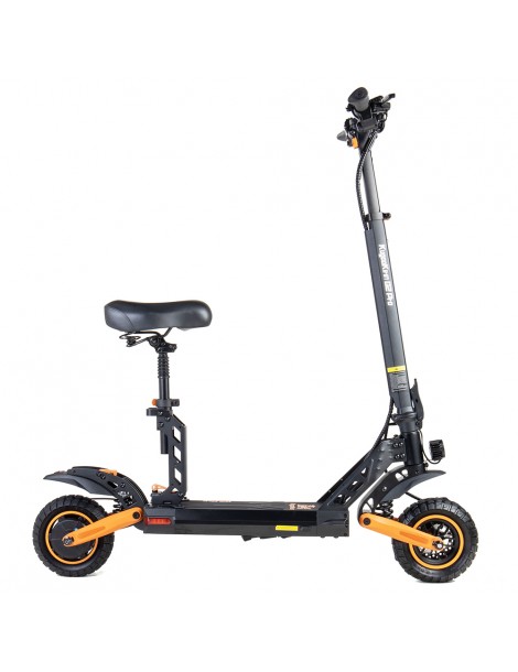 Kugoo Kirin G2 PRO Scooter elettrico pieghevole 600W Motore 15Ah 48V Batteria 9 pollici Pneumatici - Nero Arancione Sottocosto