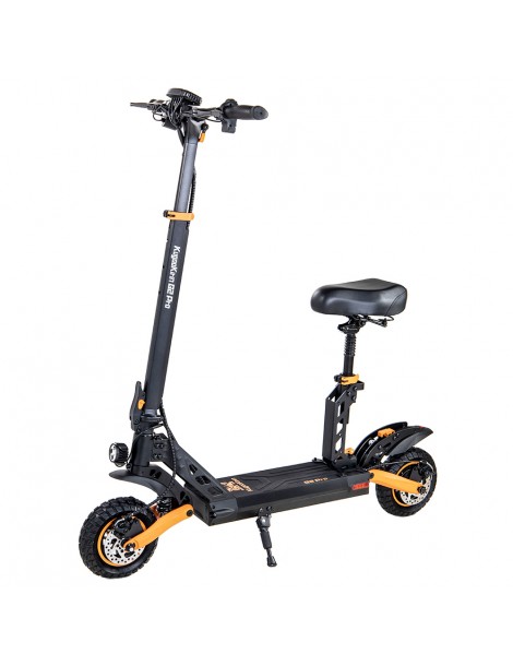 Kugoo Kirin G2 PRO Scooter elettrico pieghevole 600W Motore 15Ah 48V Batteria 9 pollici Pneumatici - Nero Arancione Sottocosto