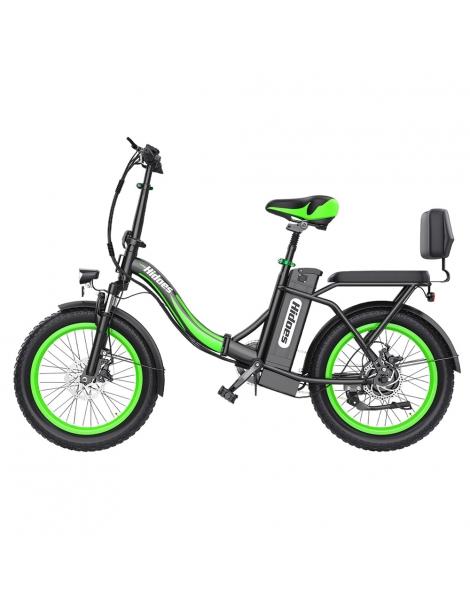 Hidoes C1 Bici Elettrica Pieghevole con Sella Posteriore Motore 750W Batteria 48V 13Ah Pneumatico Grasso 20*3 pollici Economico