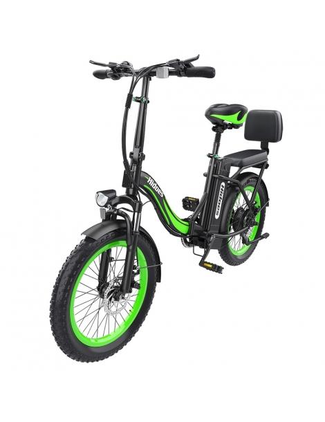 Hidoes C1 Bici Elettrica Pieghevole con Sella Posteriore Motore 750W Batteria 48V 13Ah Pneumatico Grasso 20*3 pollici Economico