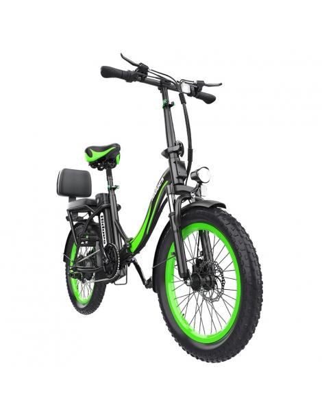 Hidoes C1 Bici Elettrica Pieghevole con Sella Posteriore Motore 750W Batteria 48V 13Ah Pneumatico Grasso 20*3 pollici Economico