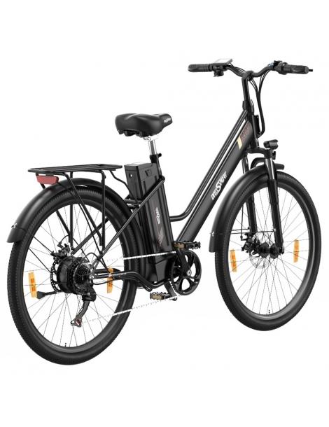 ONESPORT OT18-3 Bicicletta elettrica City pneumatici da 26*2.35 pollici motore da 250W batteria da 36V 14.4Ah - Nero Online