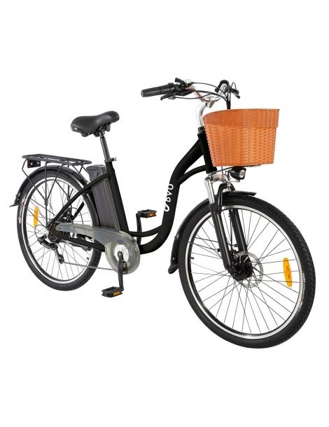 DYU C6 Bicicletta elettrica motore da 350W batteria da 12 5AH - Nero Outlet