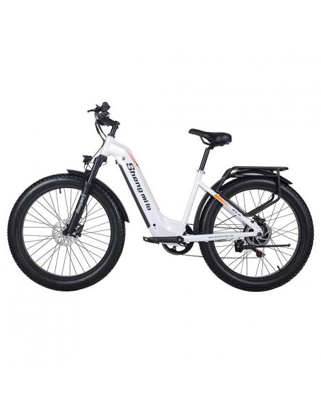 Shengmilo MX06 Bici Elettrica Fuoristrada Motore Bafang 500W Batteria Samsung 48V 17.5Ah Pneumatici Grassi All-terrain 26in Negozio