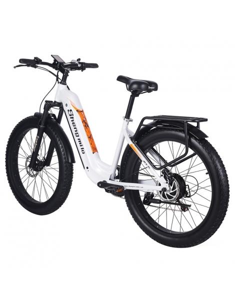Shengmilo MX06 Bici Elettrica Fuoristrada Motore Bafang 500W Batteria Samsung 48V 17.5Ah Pneumatici Grassi All-terrain 26in Negozio