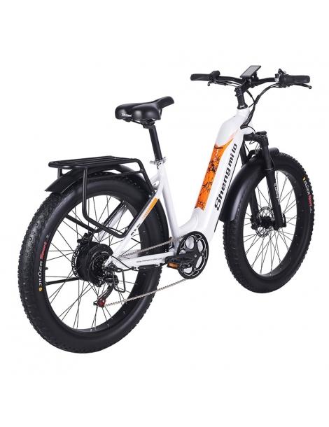 Shengmilo MX06 Bici Elettrica Fuoristrada Motore Bafang 500W Batteria Samsung 48V 17.5Ah Pneumatici Grassi All-terrain 26in Negozio