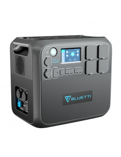BLUETTI AC200MAX 2048Wh/2200W Stazione di Energia Solare Portatile Espandibile Batteria LifePo4 fino a 8192Wh 4400W Nuovo