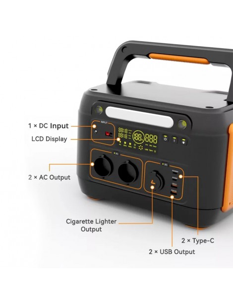 Flashfish A1001 Generatore solare portatile 1030Wh/1000W 278400mAh porte CA a onda sinusoidale pura 7 uscite - spina UE Spedizione Gratuita