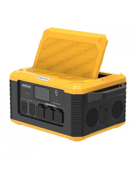 Fjdynamics Powersec MP2000 2264W/2000W Generatore Solare Portatile A Centrale Elettrica Pacco Batterie Rimovibile 12 Uscite Promozione Limitata
