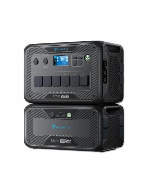 BLUETTI AC500 + B300S Power Station 5000W/3072WH Batteria LiFePO4 per il backup della batteria domestica Saldi Di Fabbrica
