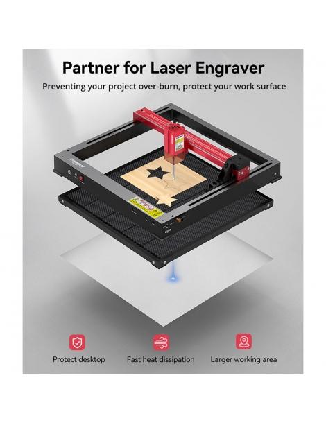 ATOMSTACK F4 420x410mm Letto laser Tavolo di lavoro a nido d'ape 2025