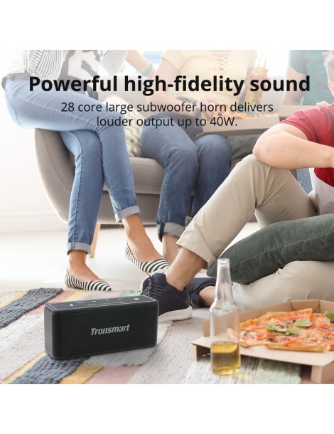 Tronsmart Element Mega SoundPulse™ Altoparlante Bluetooth 5.0 con uscita fino a 40W suono digitale 3D controllo touch - Nero Vendite Flash