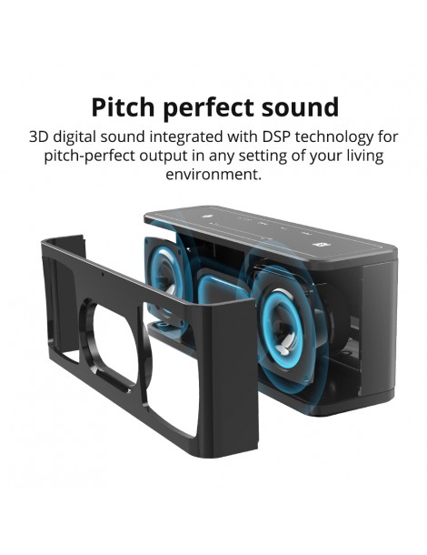 Tronsmart Element Mega SoundPulse™ Altoparlante Bluetooth 5.0 con uscita fino a 40W suono digitale 3D controllo touch - Nero Vendite Flash