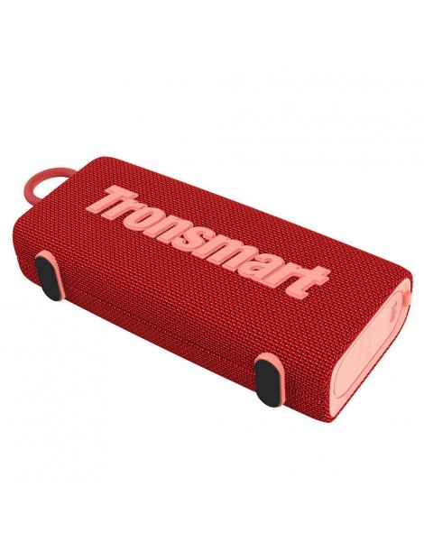 Tronsmart Trip 10W Altoparlante Bluetooth 5.3 portatile con elegante impugnatura in tessuto Batteria 2000mAh - Rosso Italia