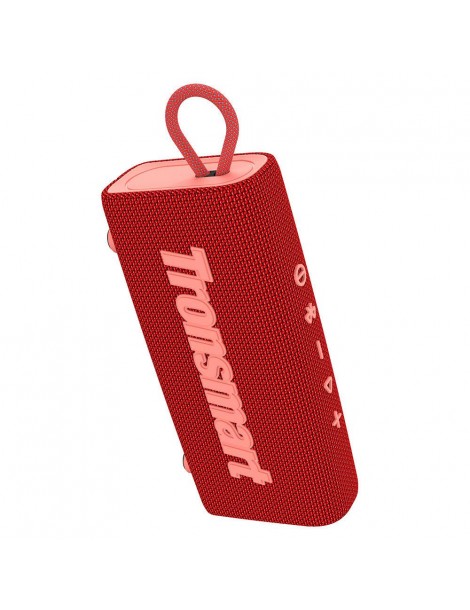 Tronsmart Trip 10W Altoparlante Bluetooth 5.3 portatile con elegante impugnatura in tessuto Batteria 2000mAh - Rosso Italia