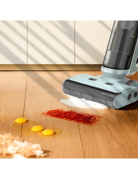 Proscenic WashVac F20 Aspirapolvere a secco senza filo autopulente aspirazione 15KPa - Blu Offerta migliore