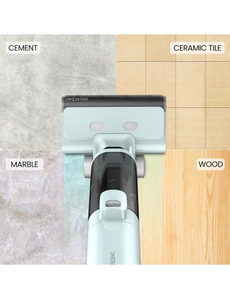 Proscenic WashVac F20 Aspirapolvere a secco senza filo autopulente aspirazione 15KPa - Blu Offerta migliore