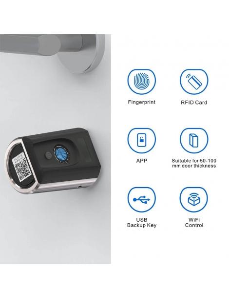 WELOCK TouchEBL41 Blocco porta intelligente con impronte digitali Fino al 55% di sconto