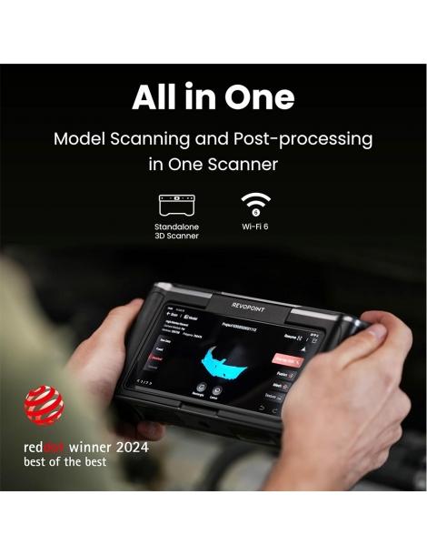 Revopoint MIRACO Scanner 3D con 16 GB di RAM alta precisione di 0 02 mm velocità di scansione di 15 fps Presa