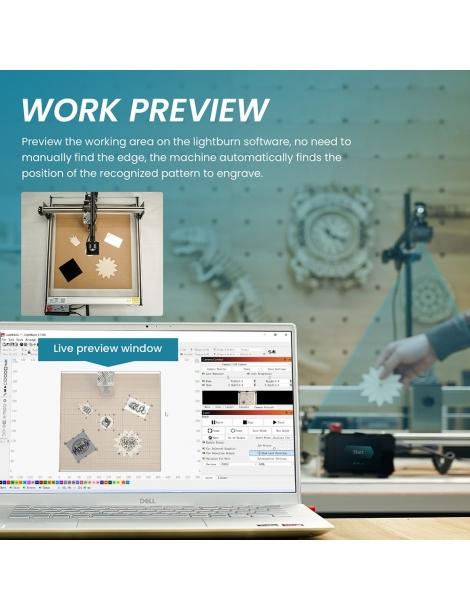 ATOMSTACK Maker AC1 Macchina fotografica time-lapse per incisioni laser 5 Megapixel posizionamento preciso Black Friday Prezzi