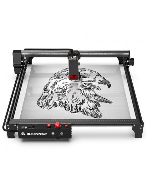 Mecpow X5 22W Macchina per incisione laser area di incisione 600x600mm spot laser con assistenza pneumatica automatica Prezzo basso