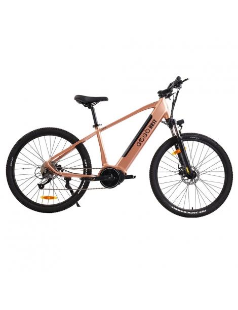 GOGOBEST GM26 Bicicletta elettrica da città motore mid-drive 36V 250W batteria 10Ah freno a disco idraulico - Oro Offerta speciale della fabbrica