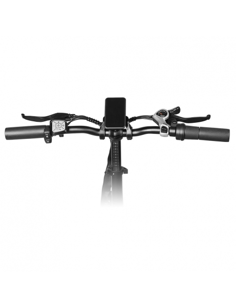 LAIFOOK Cityfun S Bicicletta elettrica pieghevole motore 250W batteria da 48V 10.4AH pneumatici grassi da 20 x 4.0" - Nero Nuovo