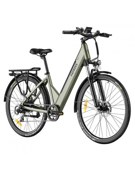 FAFREES F28 Pro Bicicletta elettrica da città Step-Through -Verde Promozione