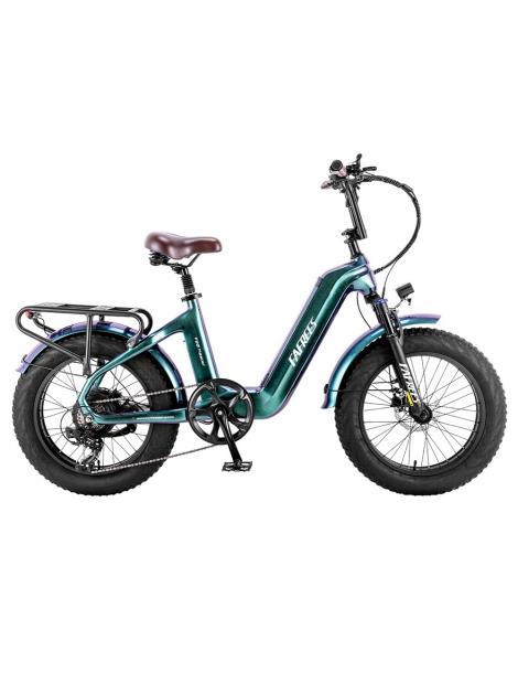 FAFREES F20 Master E-bike 20*4.0 pollici pneumatico 500W trazione posteriore 25km/h velocità massima-Verde Pezzi Unici
