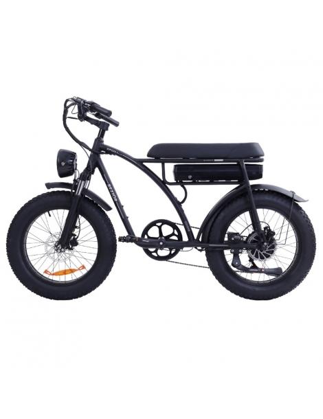 BEZIOR XF001 Plus Bicicletta elettrica pneumatico 20*4.0in motore 48V 1000W velocità massima 45km/h 17.5Ah - Nero Opaco Prezzo Ridotto