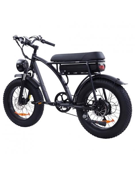 BEZIOR XF001 Plus Bicicletta elettrica pneumatico 20*4.0in motore 48V 1000W velocità massima 45km/h 17.5Ah - Nero Opaco Prezzo Ridotto