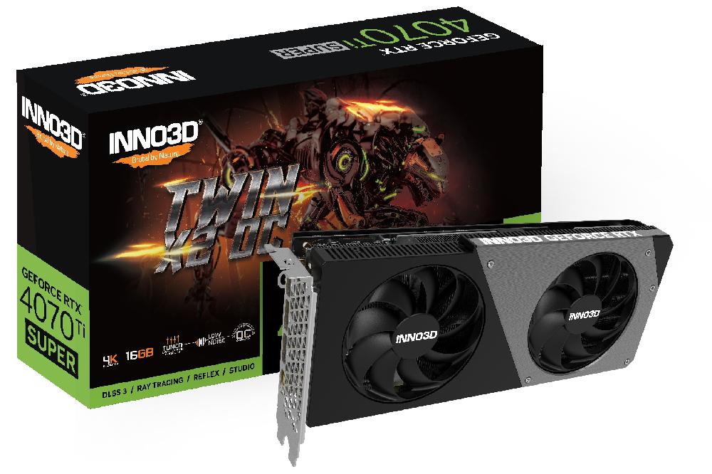 Inno3D GEFORCE RTX 4070 Ti SUPER TWIN X2 OC NVIDIA 16 GB GDDR6X Nuovo