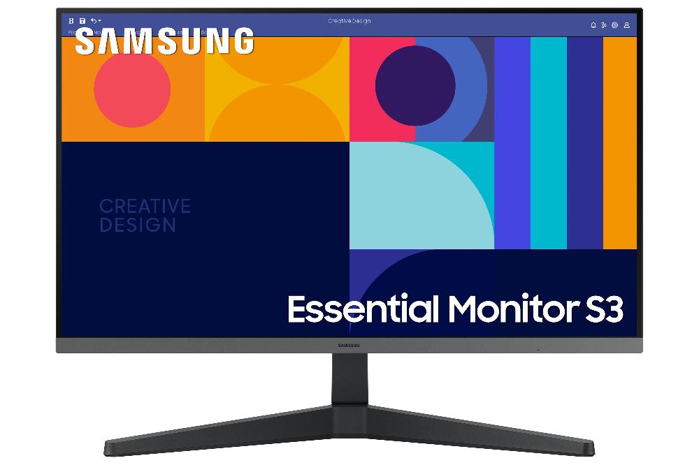 Samsung Essential Monitor S3 S33GC LED display 68 6 cm (27") 1920 x 1080 Pixel Full HD Nero Novità