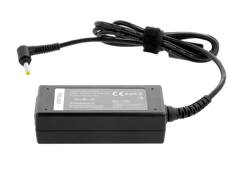 notebook charger mitsu 20V 2.25A (4.0X1.7) LENOVO 45W Offerta Giorno del Papà