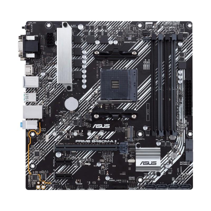 ASUS PRIME B450M-A II AMD B450 Socket AM4 micro ATX Black Friday Prezzi