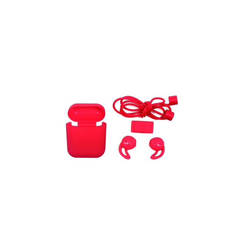 TUNIT Cover AirPods Apple 3a Generazione in Silicone - Red Novità