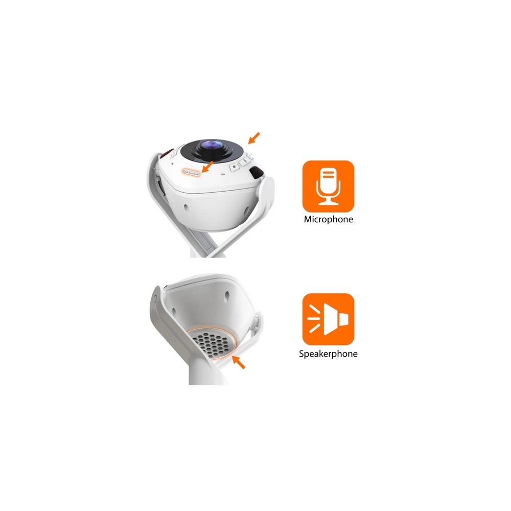 j5create 360° AI-Powered Webcam with Speakerphone Nuovo