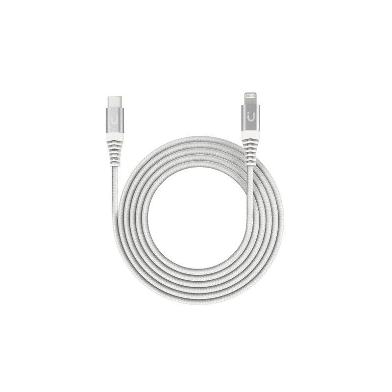 TUNIT Cavo di ricarica nylon intrecciato USB-C / Lightning - 2mt Vendite Flash