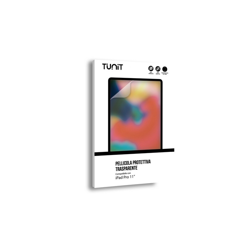 TUNIT Pellicola protettiva trasparente per iPad Pro 11" Presa