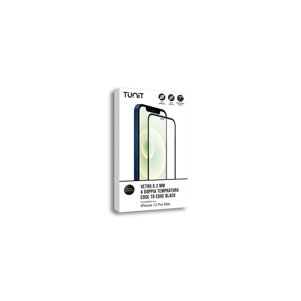 TUNIT Vetro "Edge to Edge"a doppia tempratura per iPhone 12 Pro Max Flash Sale